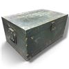 Image 2 : Military Storage Box Foot Locker R.C.A.F Marked Sgt J.F.E. Holden 26x17x12"