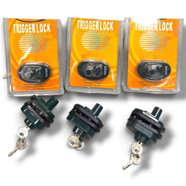 Set of 6 Trigger Locks Univerz Gun Locks w Keys