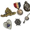 Image 2 : Canadian & British Military Artillery & Regiment Badge Collection, Medal, Sweetheart Pin & Insignia.