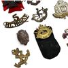Image 3 : Canadian & British Military Cap Badge Collection, Rocky Mountain Rangers, BC Hussars & Artillery Pin
