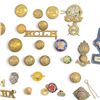 Image 3 : Canadian Military Cap Badges, Collar Insignia & West Vancouver Patch Collection, Brass & Cloth Badge