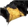 Image 2 : Large Black Animal Pelt w Tanned Hide Underside 56" Long
