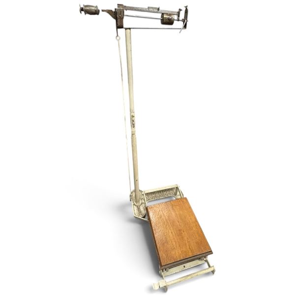C. Schember & Söhne Cast-Iron Folding Platform Floor Balance Scale (51 in.)