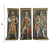 Image 2 : Marcus Designs - Richard I, Robert Bruce & Henry VIII Relief Plaques, Set of 3 (14 in.)