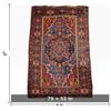 Image 2 : Hand-Knotted Persian Rug w/ Geometric Patterns, Iran 79x52"