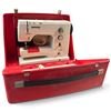 Image 1 : Bernina Record 830 Sewing Machine, 1975, Serial 15029296, Red Carrying Case & My Bernina Guide Book.