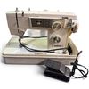 Image 2 : Vintage Morse Model 300-F Sewing Machine, c.1970, Buttonholer, Foot Pedal & Hard Carrying Case, 115V