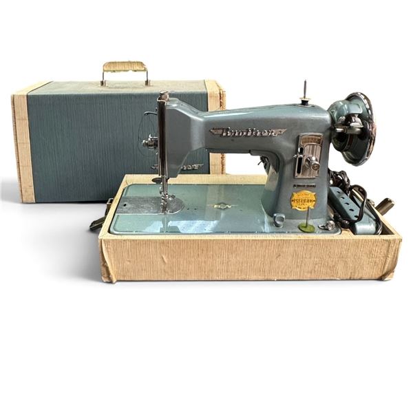 Vintage Brother Window-Matic Sewing Machine, c.1955-60, Deluxe Precision Built, Case, Serial A859948