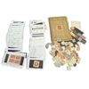 Image 1 : 375 Mint & Used World Stamps in 102 Cards & 100s of Used Booked & Loose World Stamps