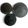 Image 1 : 3 Antique Irish Coins  * 1746 Half Penny, 1744 Half Penny, and 1806 Farthing
