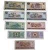 Image 2 : 9 Chinese Banknotes Dated from 1980 to 1996