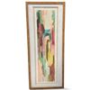 Image 2 : Abstract Painting by Allen Shaw, Edition 44/80, Framed, 17.5x41.5 inches