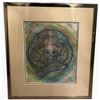 Image 1 : Unsigned Haida-Style Dogfish Woman Artwork After Bill Reid, Framed, 21.5 x 25 Inches