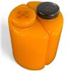 Image 2 : 2 Orange Bakelite Art Deco Salt & Pepper Shaker Sets