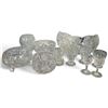 Image 1 : Collection of Crystal Bowls & Goblets w Cut Glass Designs