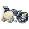 Image 2 : Lot of Blue & White Floral Pattern China Including Tureen & Plates