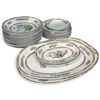 Image 1 : Oxford Fine Ware Dinner & Serving Plates Set Made in Spain
