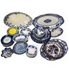 Image 2 : Collection of Blue & White Floral & Patterned China Dishes