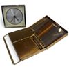 Image 1 : Art Deco Volupte Compact and Small 8-Day Square Quartz Clock