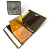 Image 3 : Art Deco Volupte Compact and Small 8-Day Square Quartz Clock