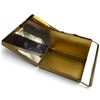 Image 4 : Art Deco Volupte Compact and Small 8-Day Square Quartz Clock