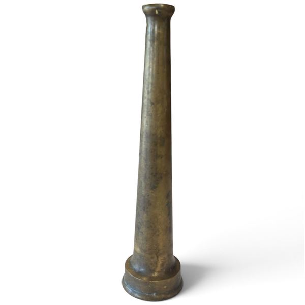 Brass Fire Hose Nozzle 10"
