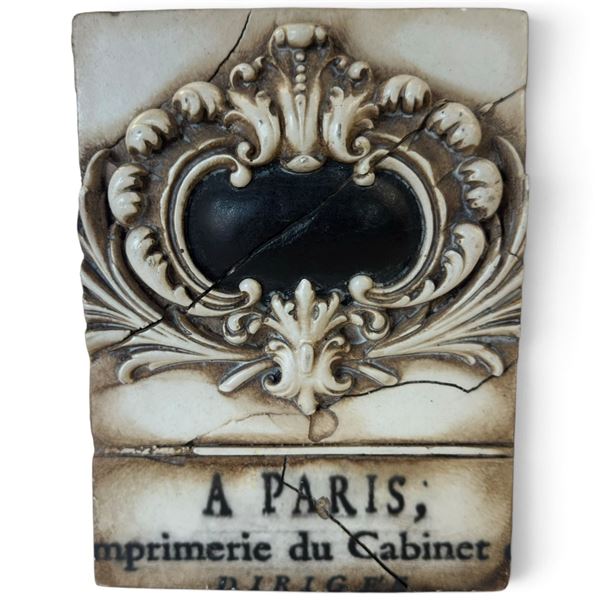 Sid Dickens Decorative Plaque 'Imprimerie du Cabinet', Vancouver, Canada