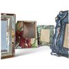 Image 5 : Five Decorative Photo Frames, Bowring, Floral Glass, Abalone Shell & Ornate Relief (11 in.)
