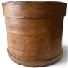 Image 4 : Large Cylindrical Bentwood Storage Box with Fitted Lid (17 in. H x 14 in. diameter)