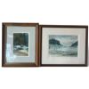 Image 3 : Lorraine Mary Hawe, Two Signed BC Landscape Watercolors, Framed (9.5 x 11.5 & 13 x 11 in.)