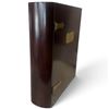 Image 4 : Book-Form Wooden Keepsake Box, Brass Plaque (12 x 14.5 x 3.5 in.)