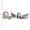 Image 2 : Mixed 6-Piece Asian Ceramic Collection, Satsuma & Kaga Kutani Marks (7 in.)
