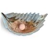 Image 4 : Coastal Decor Group with Mermaid Figures, Shell Bowls & Art Glass Centerpiece (8 in.)