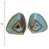 Image 2 : Pair of Polished Blue-Gray, Brown & Cream Banded Agate Geode Bookends (5.5 in.)
