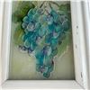 Image 3 : John Baker Designs "Vineyard" Hand-Painted Glass Reproduction Panel (40 x 9 in.)