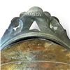 Image 5 : Early 20th Century Ornate Cast Bronze Oval Beveled Wall Mirror (7.5 x 10.5 in.)