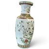 Image 3 : Chinese Famille Rose-Style Floral Porcelain Baluster Vase, Jingdezhen Mark (24 in.)