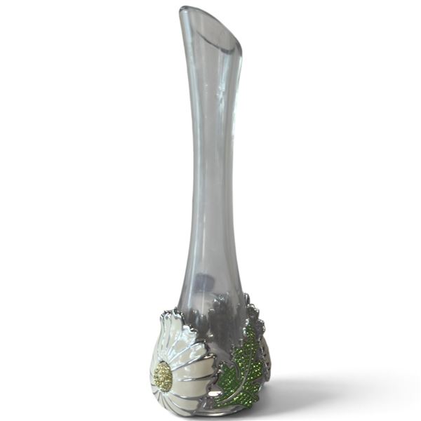 Swarovski Mother's Day 2005 Crystal Daisy Bud Vase, No. 1299930 (7.75 in.)