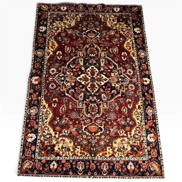 Bakhtiyar Persian Rug 100% Wool Hand Knotted 10.4 x 7 ft Iran