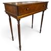 Image 4 : Wood Writing Desk with Hinged Top, Pigeonholes & Turned Legs (34 x 18 x 36 in.)