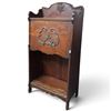 Image 3 : Carved Oak Fall-Front Secretary Desk with Pigeonholes (25.75 X 17 X 51.5 in.)