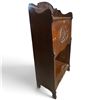Image 6 : Carved Oak Fall-Front Secretary Desk with Pigeonholes (25.75 X 17 X 51.5 in.)