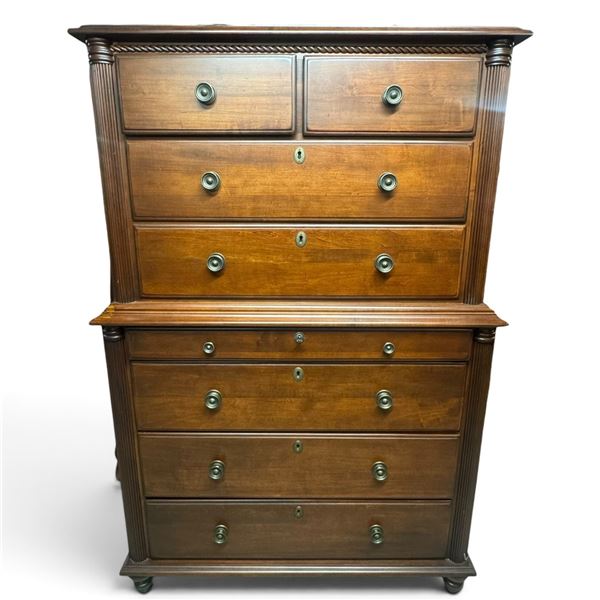 Durham Furniture Georgian-Style 8-Drawer Chest with Jewelry Tray (L 39.75 x H 60.5 x D 20 in.)