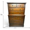 Image 2 : Durham Furniture Georgian-Style 8-Drawer Chest with Jewelry Tray (L 39.75 x H 60.5 x D 20 in.)