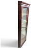 Image 4 : Pulaski 20205 Victorian Cherry Lighted Corner Curio Cabinet (L 26.5 x H 72.5 x D 15.5 in.)