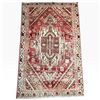 Image 2 : Persian Shiraz Hand-Knotted Wool Rug 270 x 137 cm Geometric Design