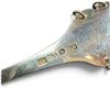 Image 2 : 1946 Swedish Solid Silver Sami 8.25" Serving Spoon - Engraved with Sami Person and Reindeer - JO mak