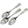 Image 1 : 3 Vintage Sterling Silver 5.5" Spoons with Engraved Names in Spoon * Total weight: 50.4 grams