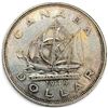 Image 1 : 1949 Canadian Silver Dollar - 80% Silver - Commemorating Newfoundland Joining the Confederation - Ci