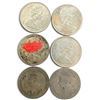 Image 2 : 6 Vintage Canadian Silver Quarters - 2 x 1930s (80% Silver) & 4 x 1967 (50% or 80% Silver - both wer
